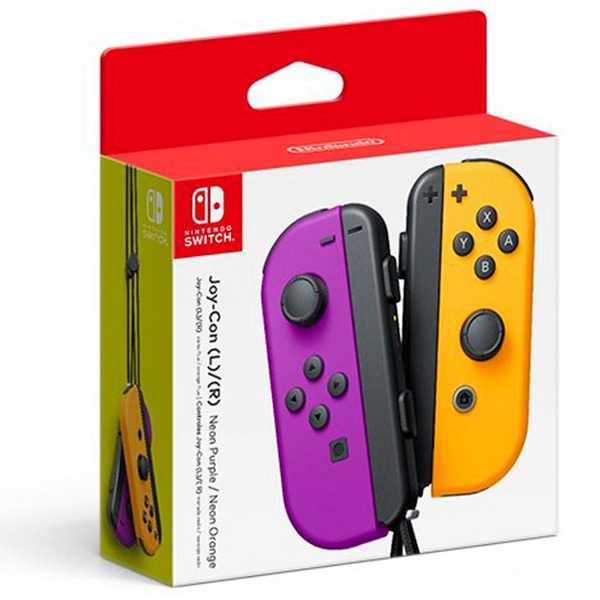 NS Joy-Con 左右手控制器 【電光紫 / 電光橙】一組 無線手把  Nintendo Switch 【電玩國度】