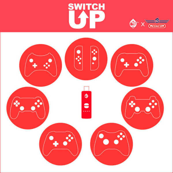 Switch Up NS專用手把轉接器 ｜適用PS5 PS4 XB1 XSX有線 無線藍芽手把【電玩國度】