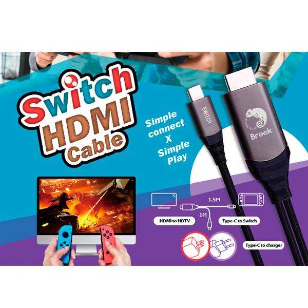 BROOK Switch HDMI Cable / 代替原廠底座【電玩國度】