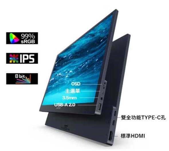 【C-FORCE】15.6吋4KUHD超高清行動螢幕 CF011X PRO4 台灣代理公司貨 Tak