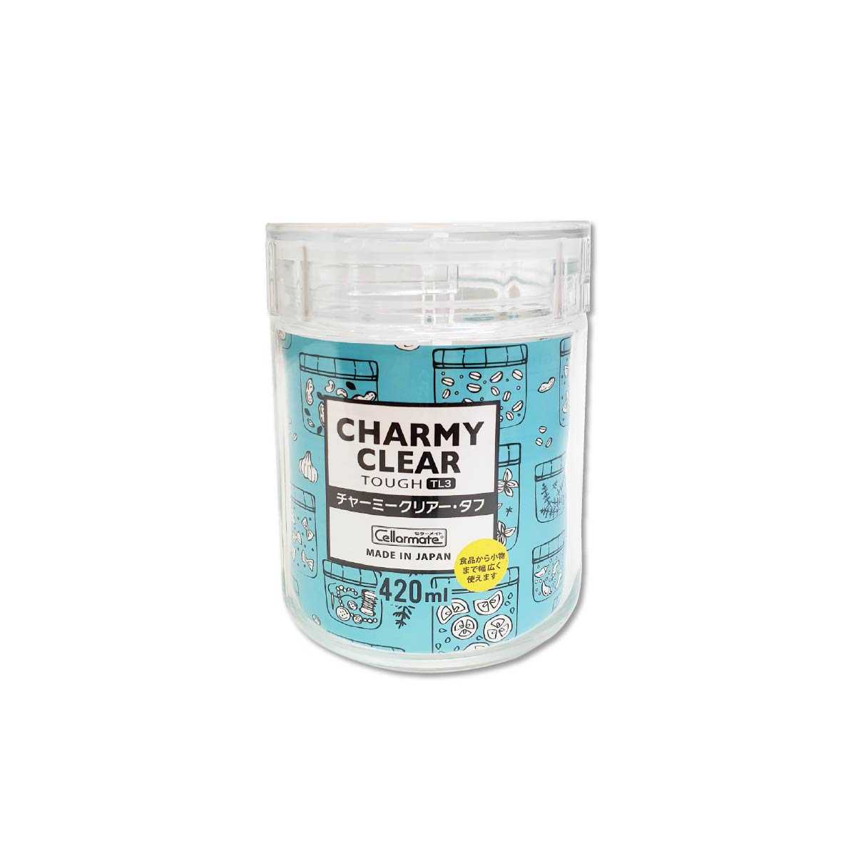 seisho星硝 Charmy Clear密封玻璃罐(420ml) Takaya鷹屋公司貨 果醋 泡菜 餅乾 果醬