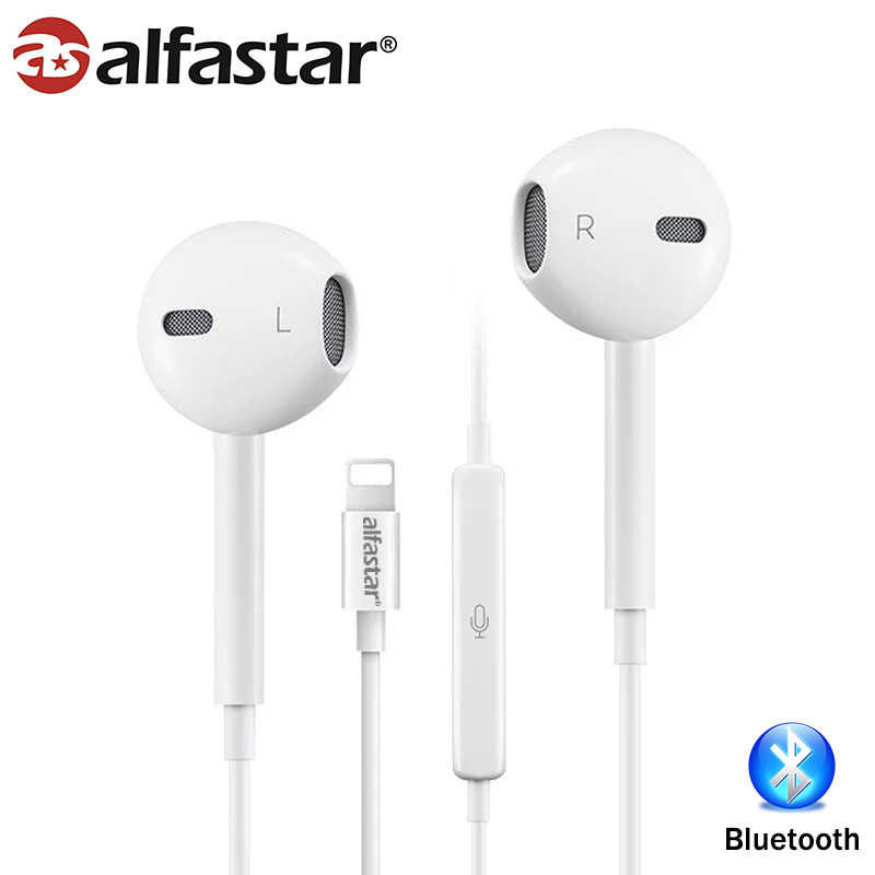 【alfastar】iPhone有線耳機(bluetooth版) lightning耳機 ML715