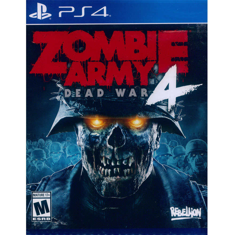 【新品瑕疵-封膜破損】PS4 殭屍部隊：死亡戰爭4 中英文美版 Zombie Army 4: Dead War