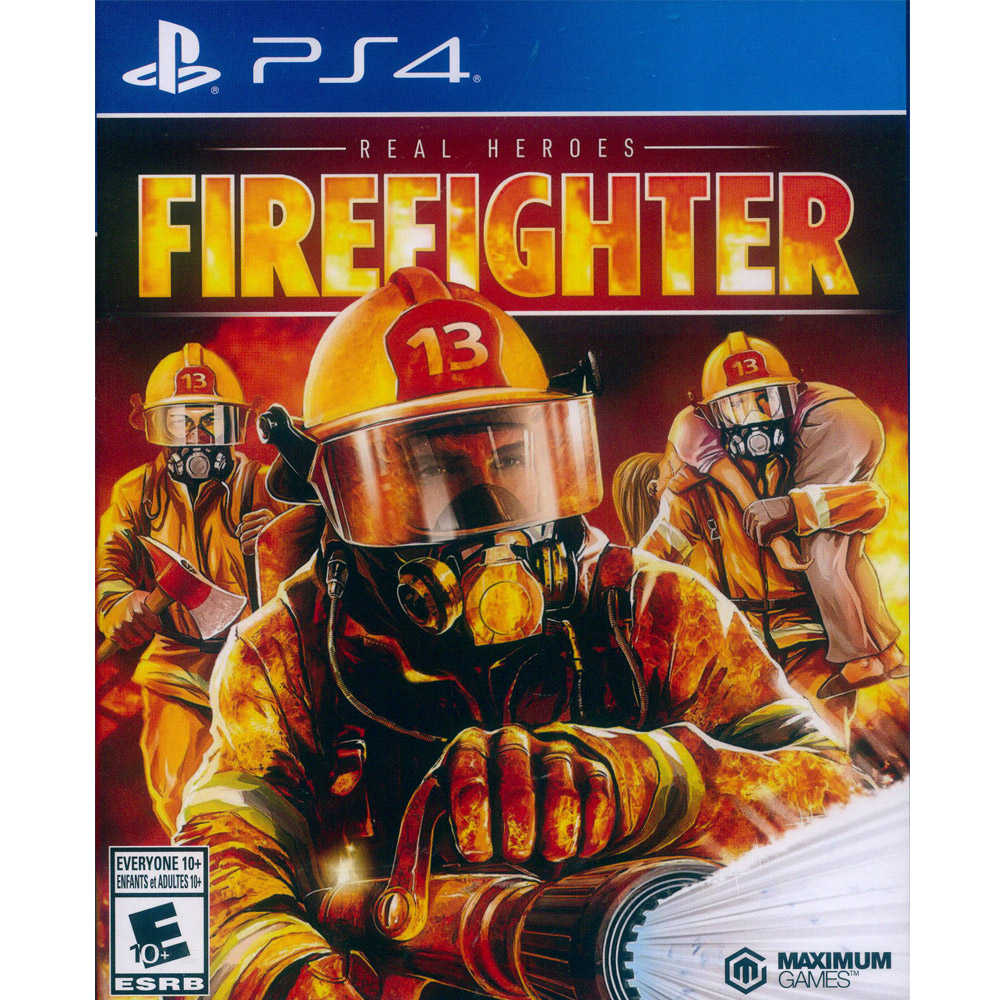 【新品瑕疵-外盒凸點(diǎn)】PS4 火場(chǎng)英雄 消防員 英文美版 Real Heroes Firefighter (火神的眼淚)