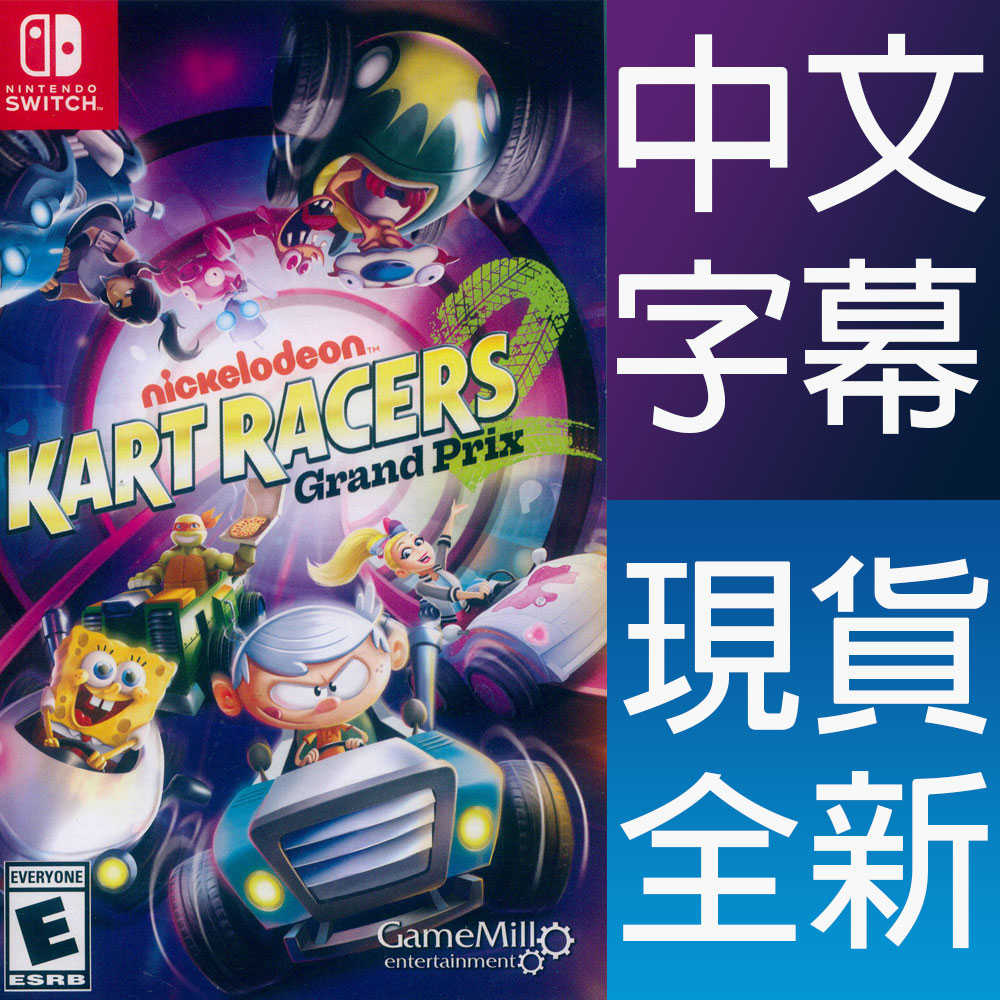 【一起玩】NS SWITCH 尼克卡通賽車手 2 大獎賽 中英文美版 Nickelodeon Kart Racers 2