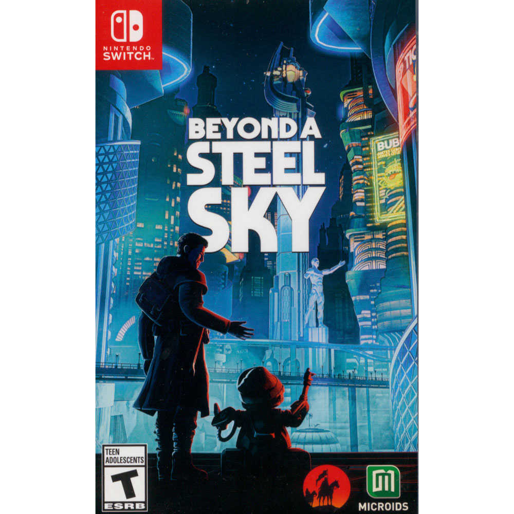 【新品瑕疵-封面紙不完美】NS SWITCH 鋼鐵天空下 英日文美版 Beyond a Steel Sky