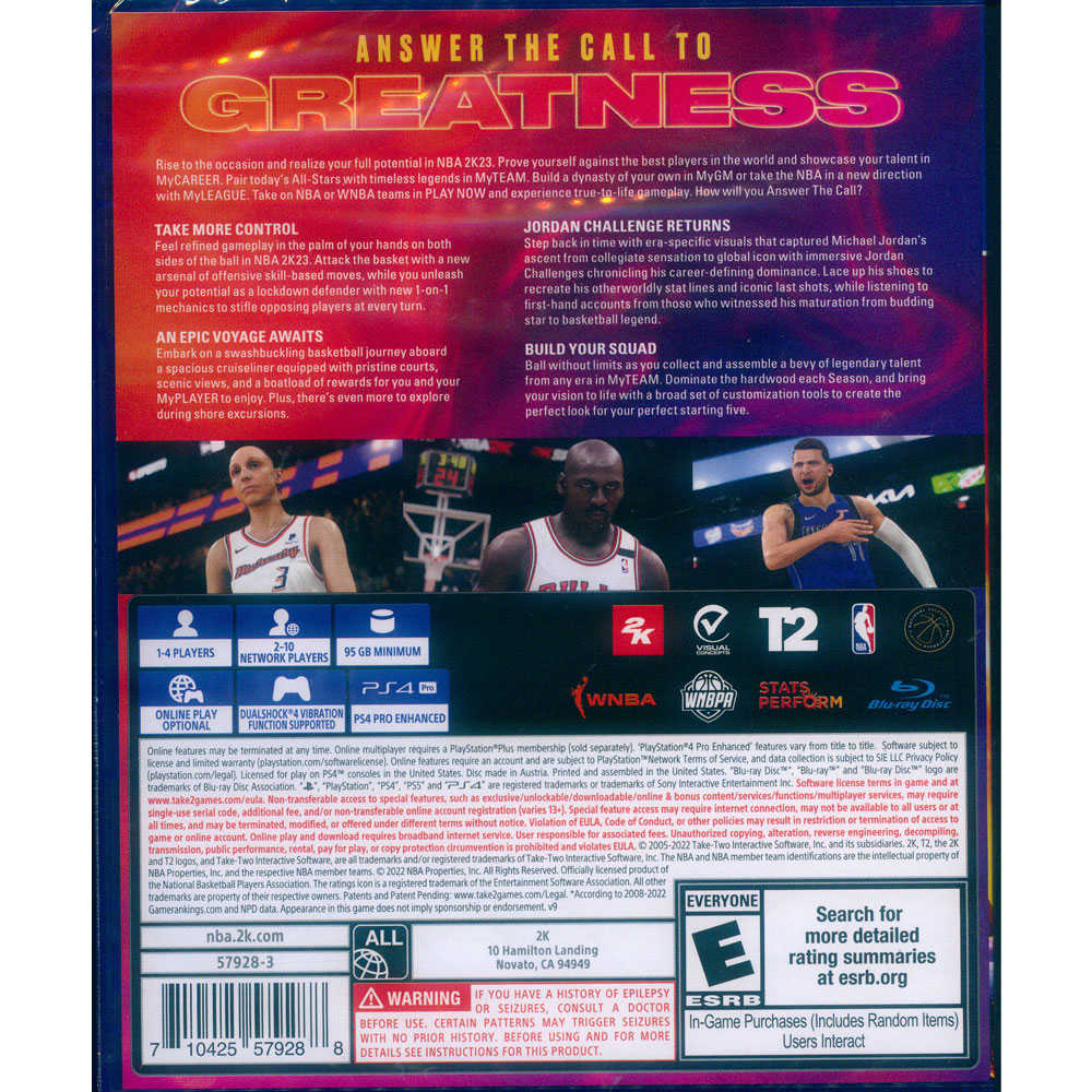 【一起玩】PS4 勁爆美國職籃 2K23 中文美版  NBA 2K23