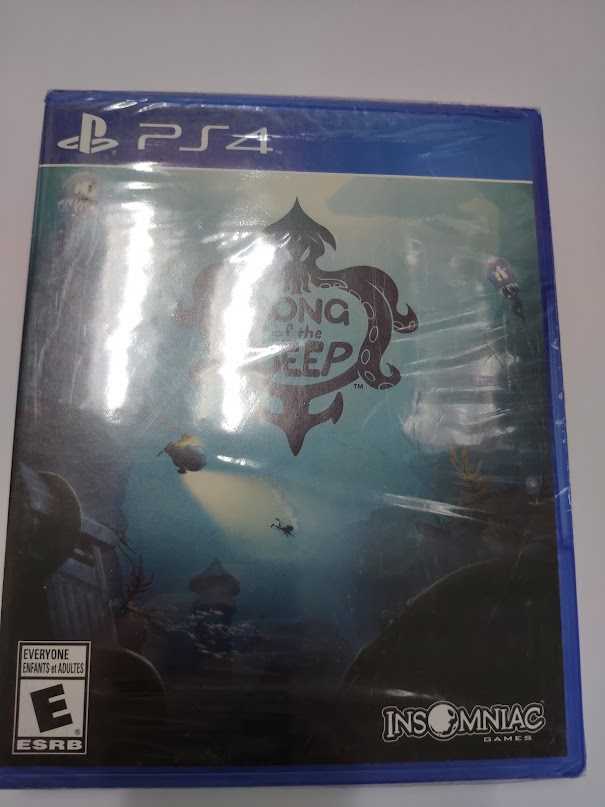 新品瑕疵 (透明外封膜破損髒污) PS4 深海之歌 英文美版 Song of the Deep