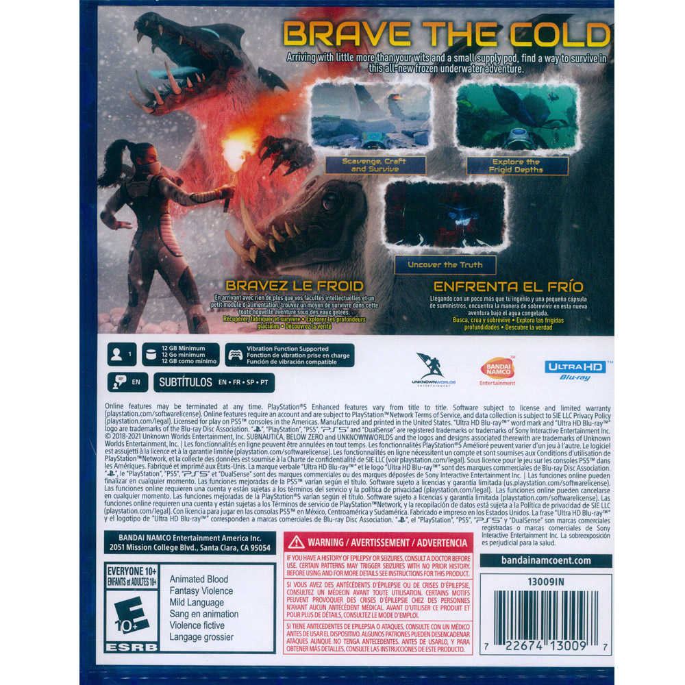 【一起玩】PS5 深海迷航：冰點之下 中英日文美版 Subnautica: Below Zero