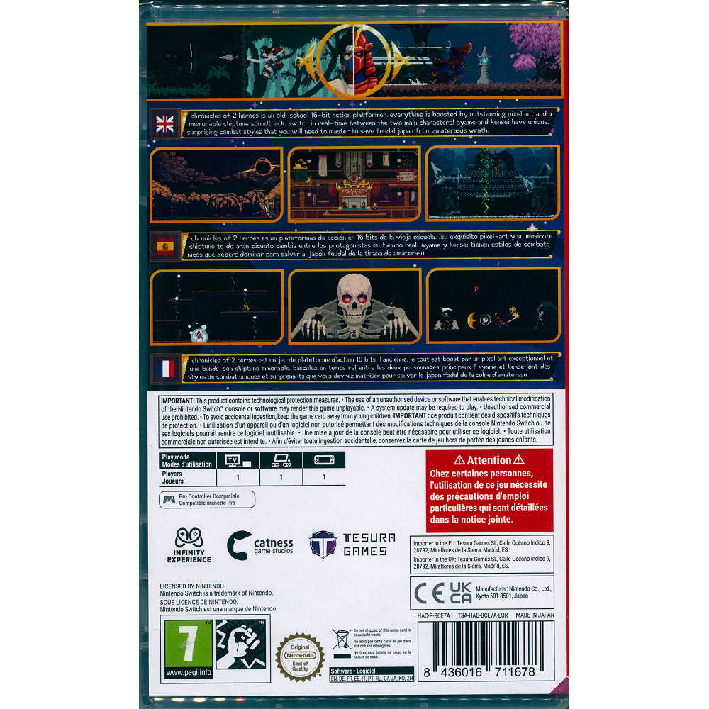 【一起玩】 NS SWITCH 英雄編年史2：天照大神之怒 中英日文歐版 Chronicles of 2 Heroes