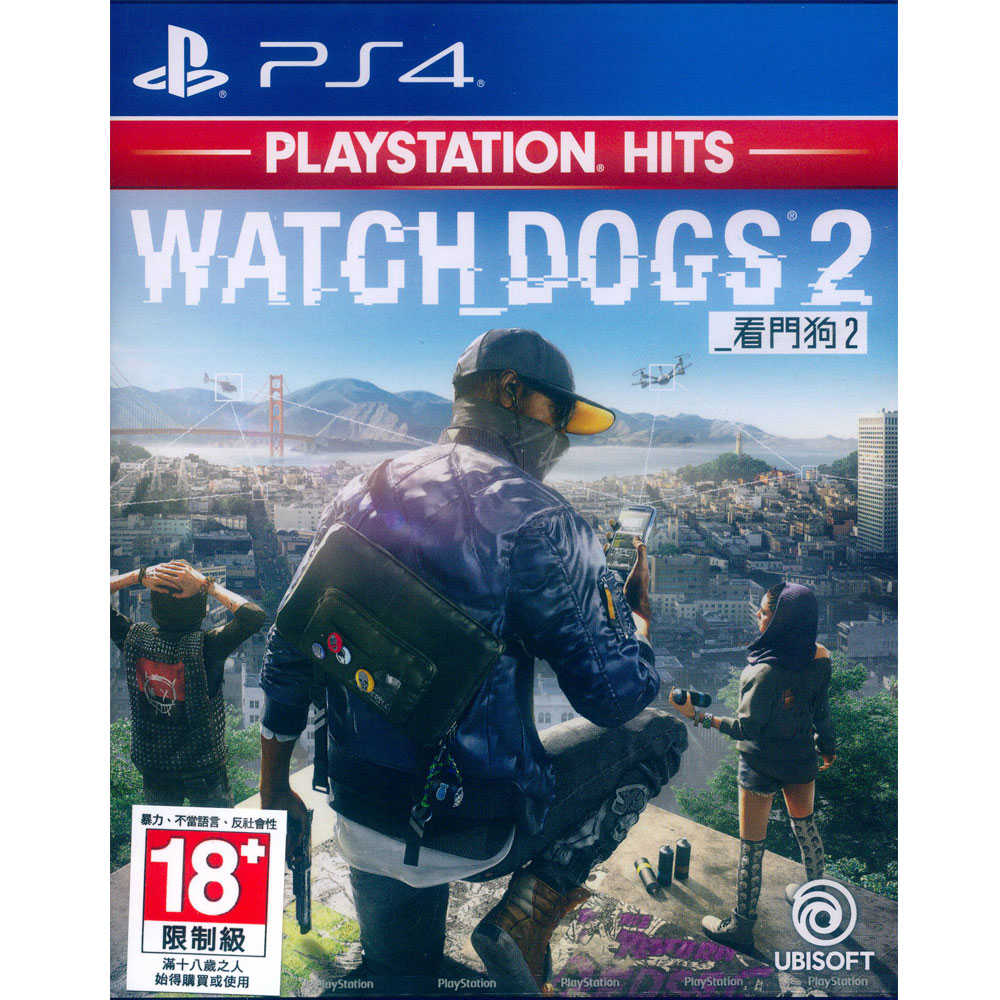 【一起玩】 PS4 看門狗 2 中英文亞版 WATCH DOGS 2