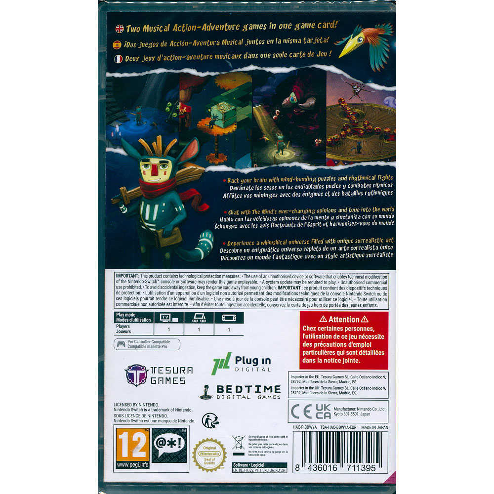 【一起玩】 NS SWITCH 異界幻想 1\u00262 中英日文歐版 Figment 1\u00262