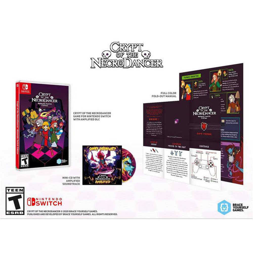 【一起玩】NS Switch 節奏地牢 限定版 中英日文歐版 CRYPT OF THE NECRODANCER