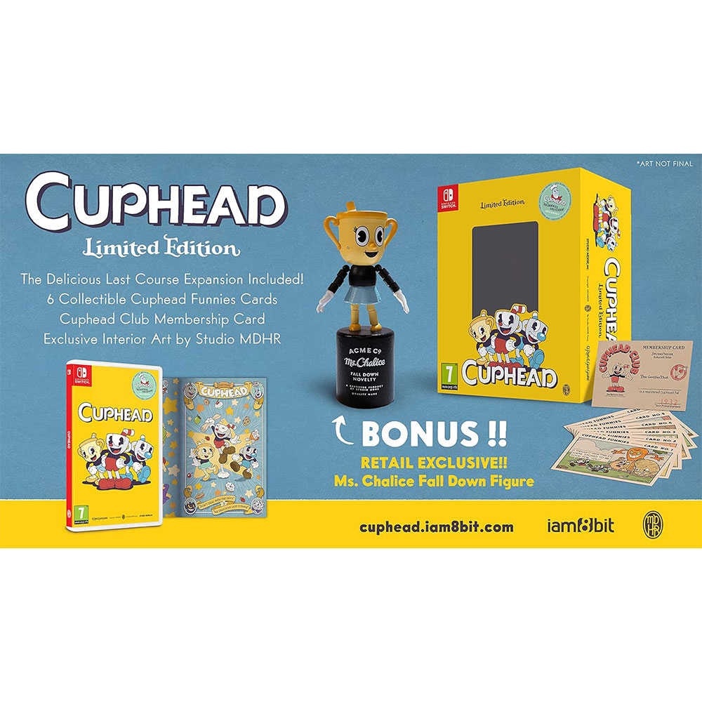 【一起玩】NS SWITCH 茶杯頭 限量版 中英日文歐版 Cuphead - Limited Edition