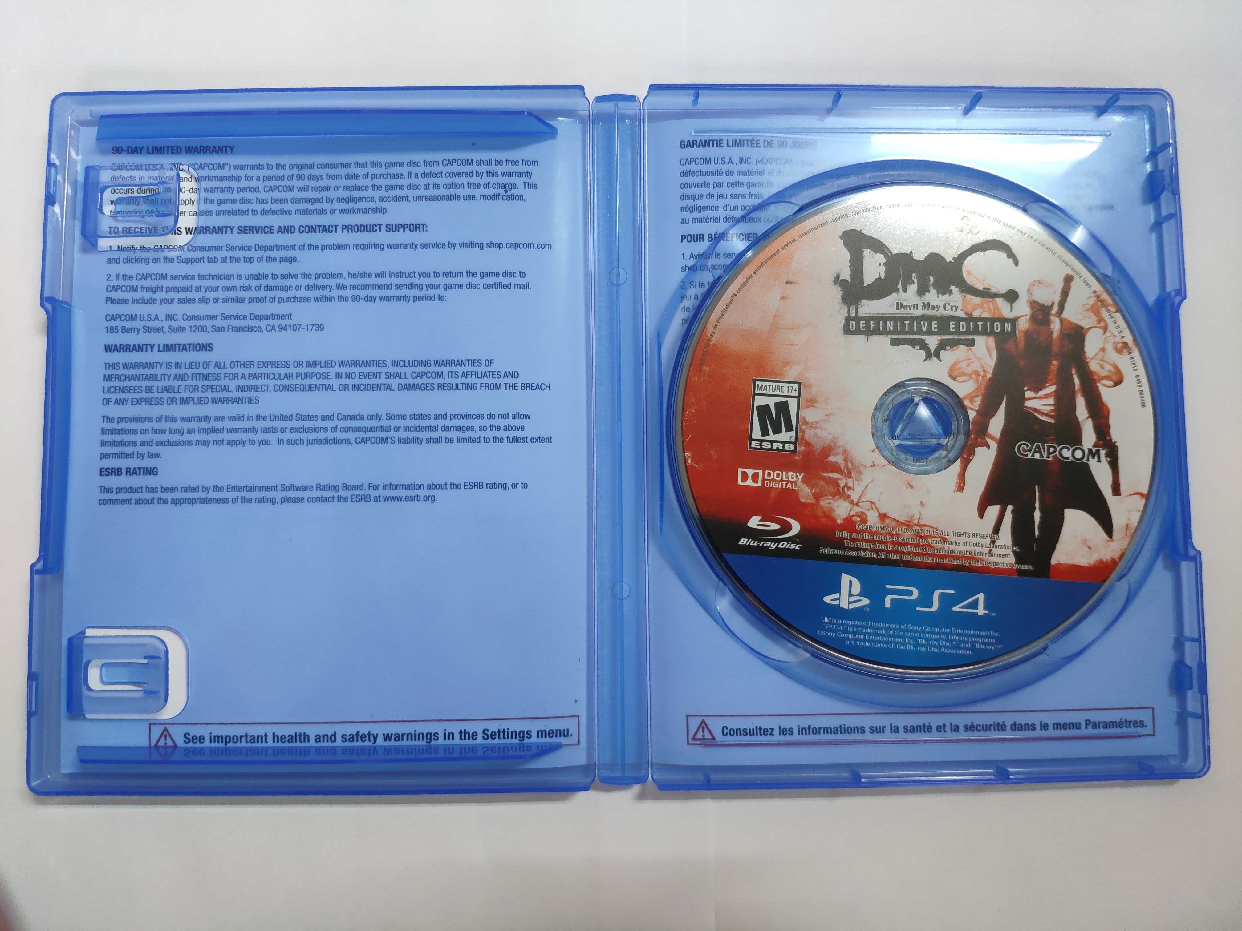 【現貨已拆封】PS4 惡魔獵人 決定版 完整版 英日文美版 DMC DEVIL MAY CRY DEFINITIVE