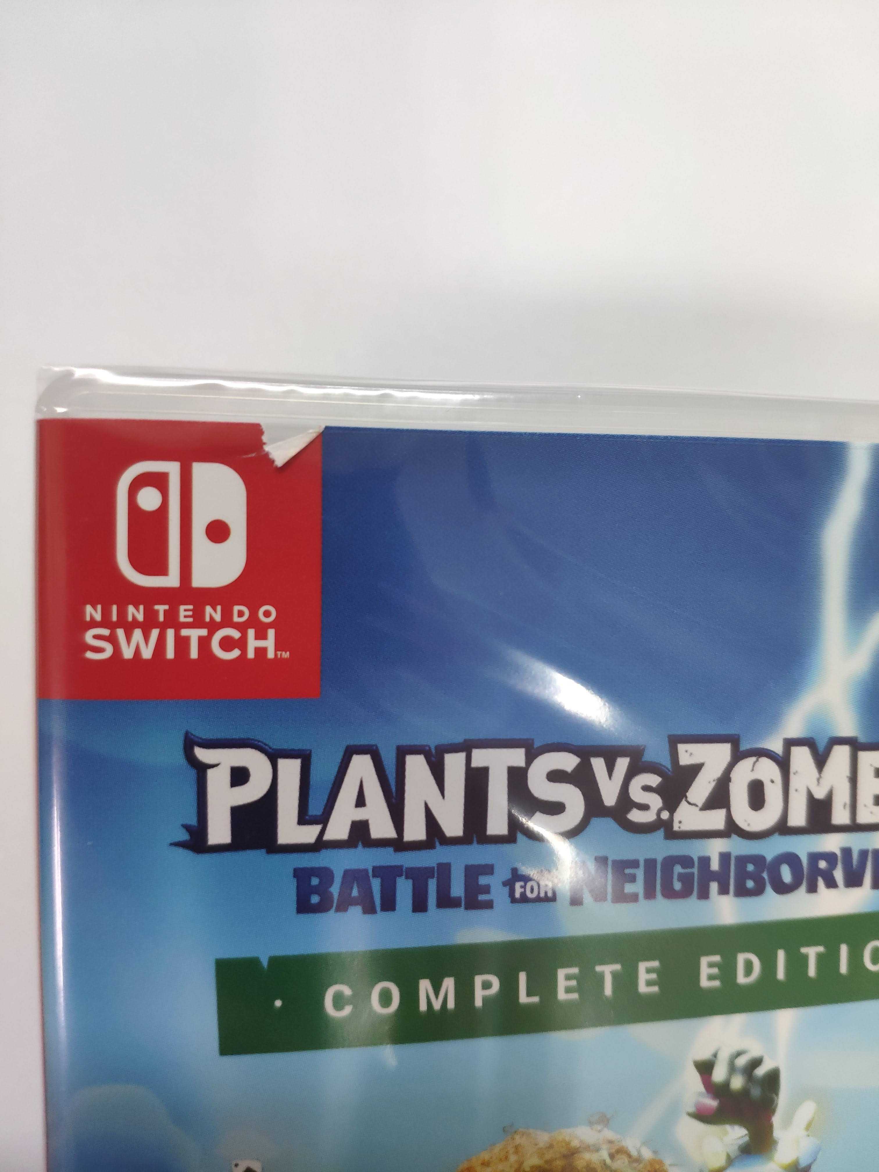 【封面紙破損】NS SWITCH 植物大戰殭屍：和睦小鎮保衛戰 完整版 中英文歐版 Plants vs. Zombies