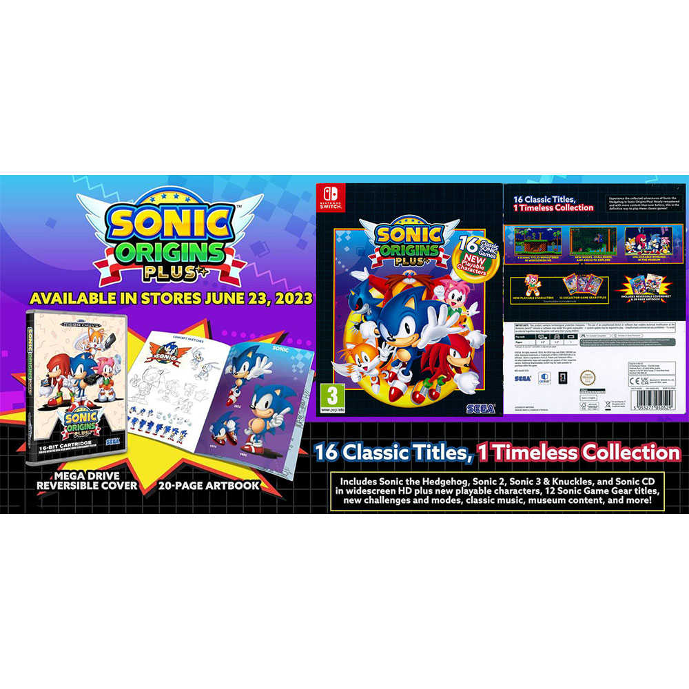 【一起玩】NS Switch 索尼克 起源 PLUS 中英日文歐版 SONIC ORIGINS PLUS