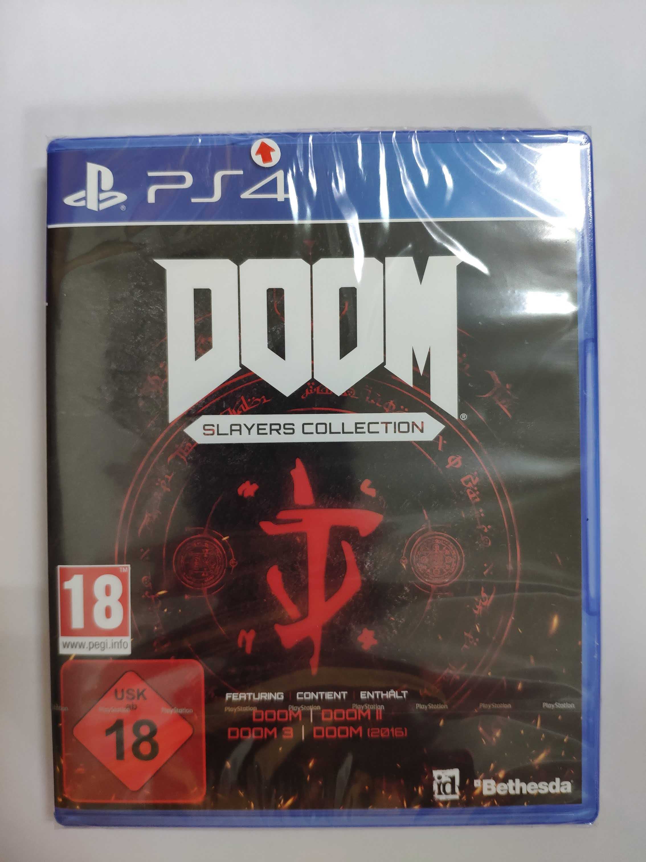 【新品瑕疵-外盒受損】 PS4 DOOM：毀滅戰士典藏版合輯 英文歐版 Doom: Slayers 殺手典藏版