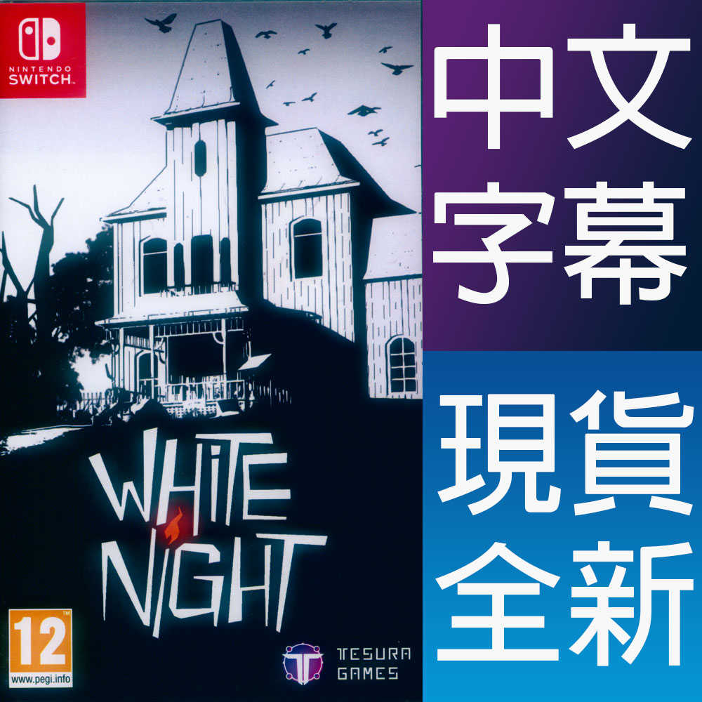 【一起玩】 NS SWITCH 白夜 中英日文歐版 White Night 白晝之夜