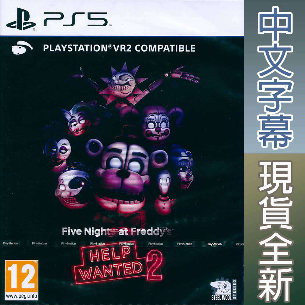 【一起玩】PS5 佛萊迪之五夜驚魂：求救訊號2 中英日文歐版 Five Nights at Freddy