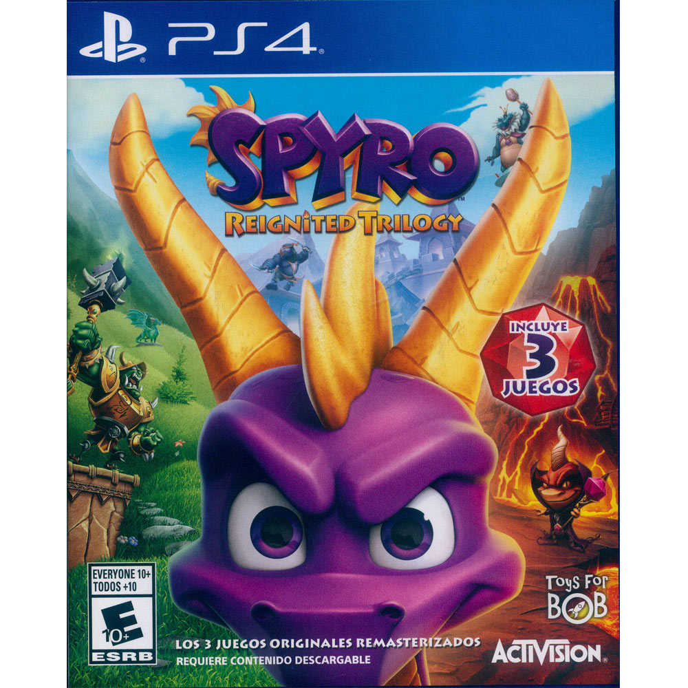 (現貨全新) PS4 寶貝龍：重燃三部曲 英文美版(拉丁) Spyro: Reignited Tri