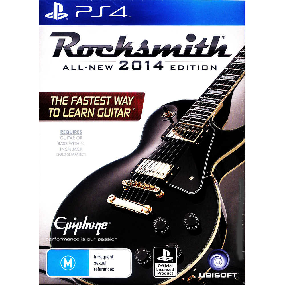(現貨全新) PS4 搖滾史密斯 2014 重製版 英文歐版(附音源線) Rocksmith 201