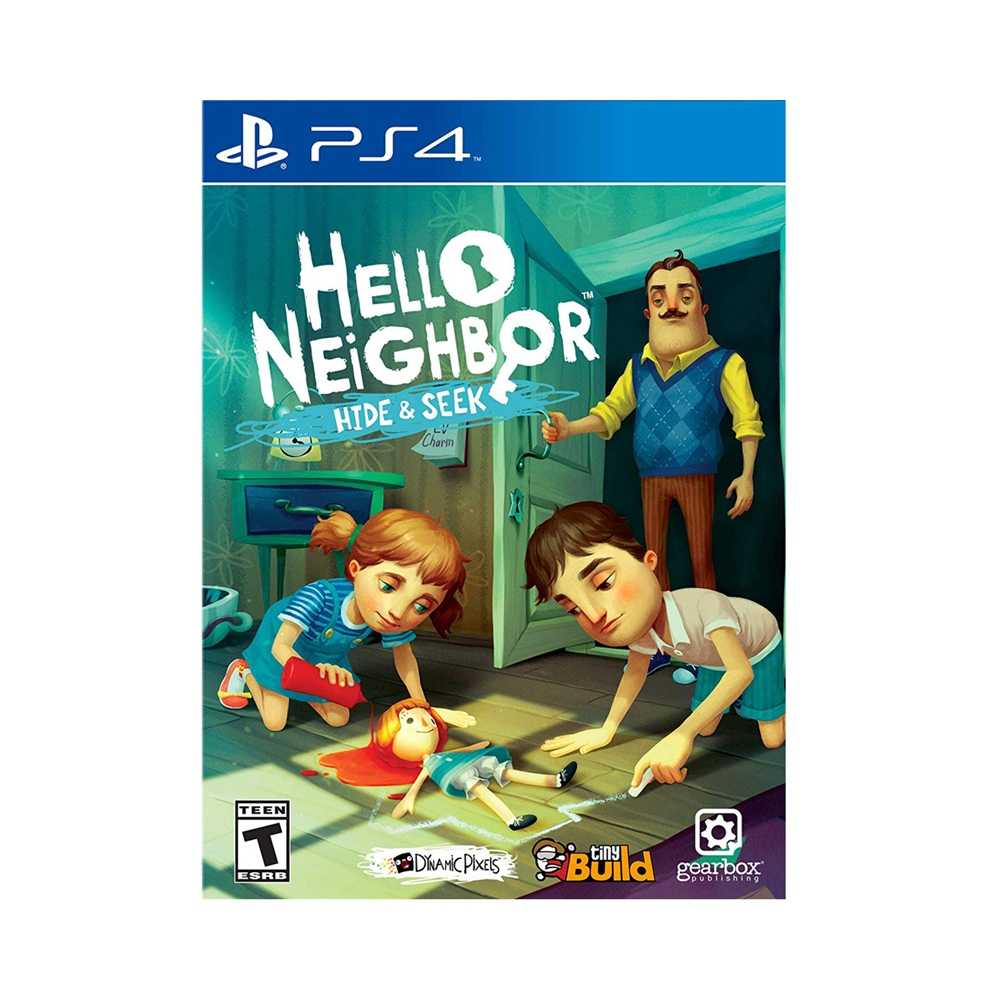 【拆封即丟的透明外封膜破損】PS4 你好 鄰居 捉迷藏 中英日文美版 Hello Neighbor Hide an