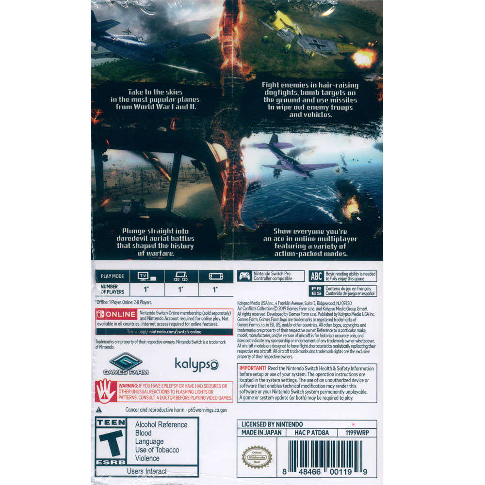 【一起玩】NS SWITCH 藍天對決 合輯 英文版 Air Conflicts Collection