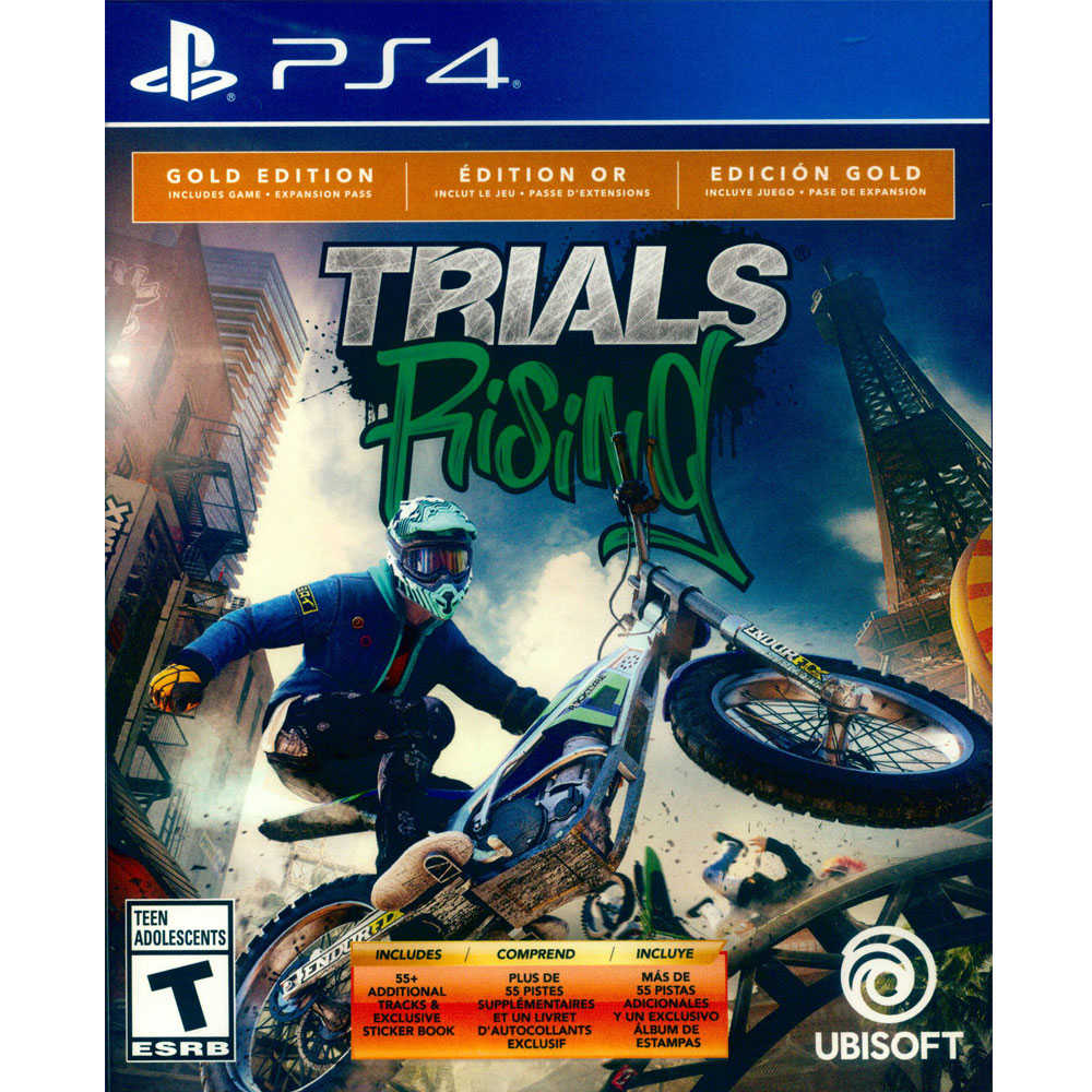 (現貨全新) PS4 特技摩托賽：崛起 黃金版 英文美版 Trials Rising Gold Ed