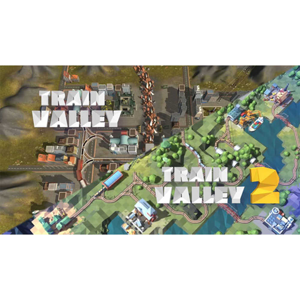 【一起玩】 NS SWITCH 火車谷 1+2 合輯 中英日文歐版 Train Valley Collection 火車