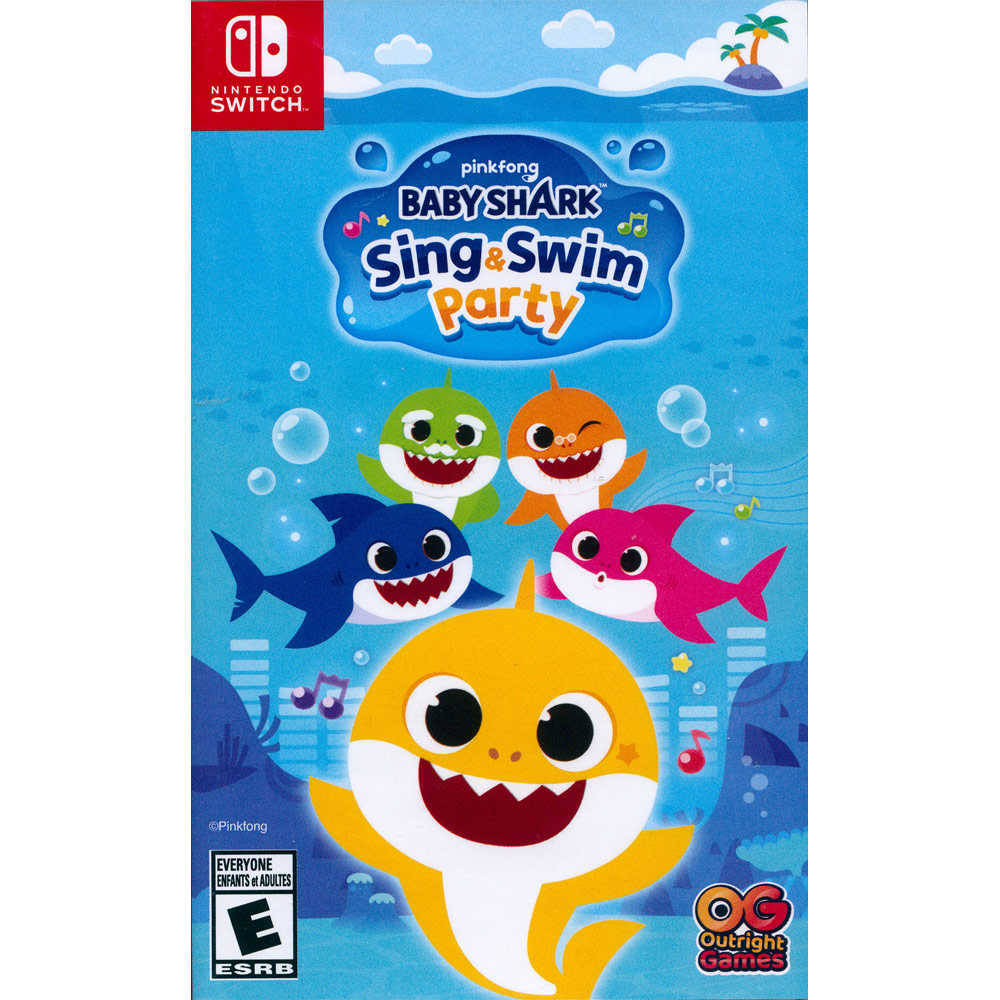 【外盒側面一道割痕】NS SWITCH 鯊魚寶寶 唱遊派對 中英日文美版 Baby Shark: Sing & Swim