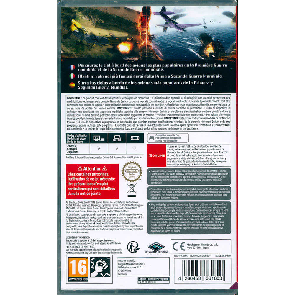 【一起玩】NS SWITCH 藍天對決 合輯 英文版 Air Conflicts Collection