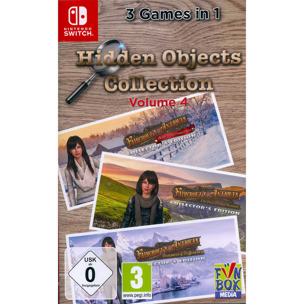 【一起玩】 NS SWITCH 隱藏物品合輯 合輯4 英文歐版 Hidden Objects Collection