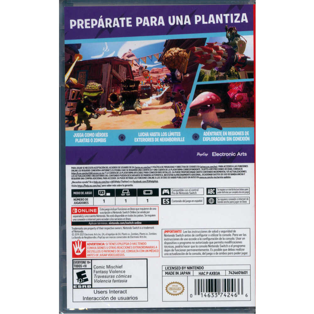 【一起玩】 NS SWITCH 植物大戰殭屍：和睦小鎮保衛戰 完整版 中英文美版 Plants vs. Zombies