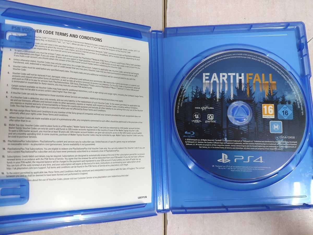 【二手-僅開封測試語言】 PS4 地球隕落 豪華版 英文歐版 EARTHFALL DELUXE EDITION