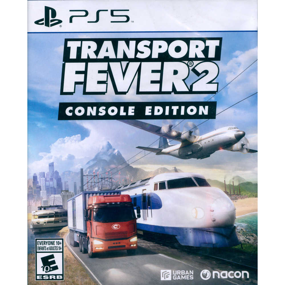 【新品瑕疵-外封膜破損】PS5 運輸業大亨 2 中英日文美版 Transport Fever 2 (天天出貨)