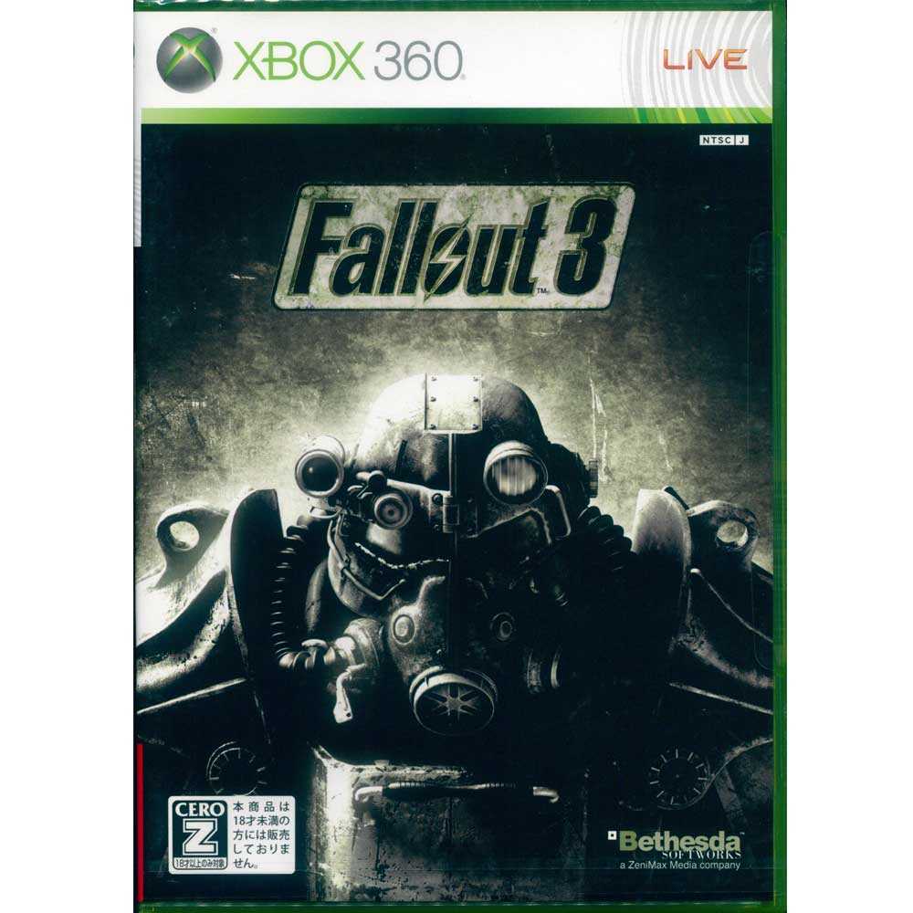 【一起玩】XBOX360 異塵餘生 3 日文版 Fallout 3 (支援XBOX ONE)