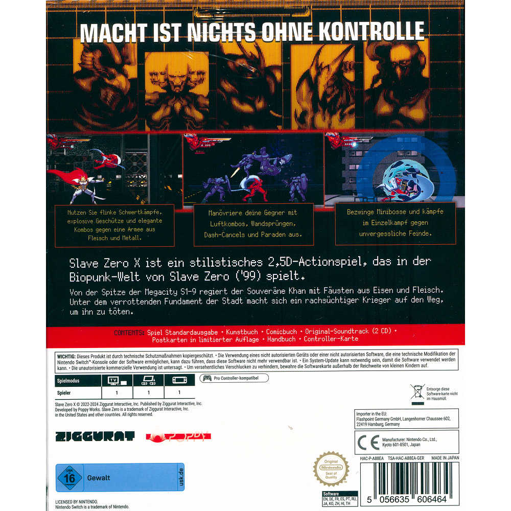 【一起玩】NS SWITCH 零號奴隸 X：災厄版 中英日文歐版 Slave Zero X Calamity