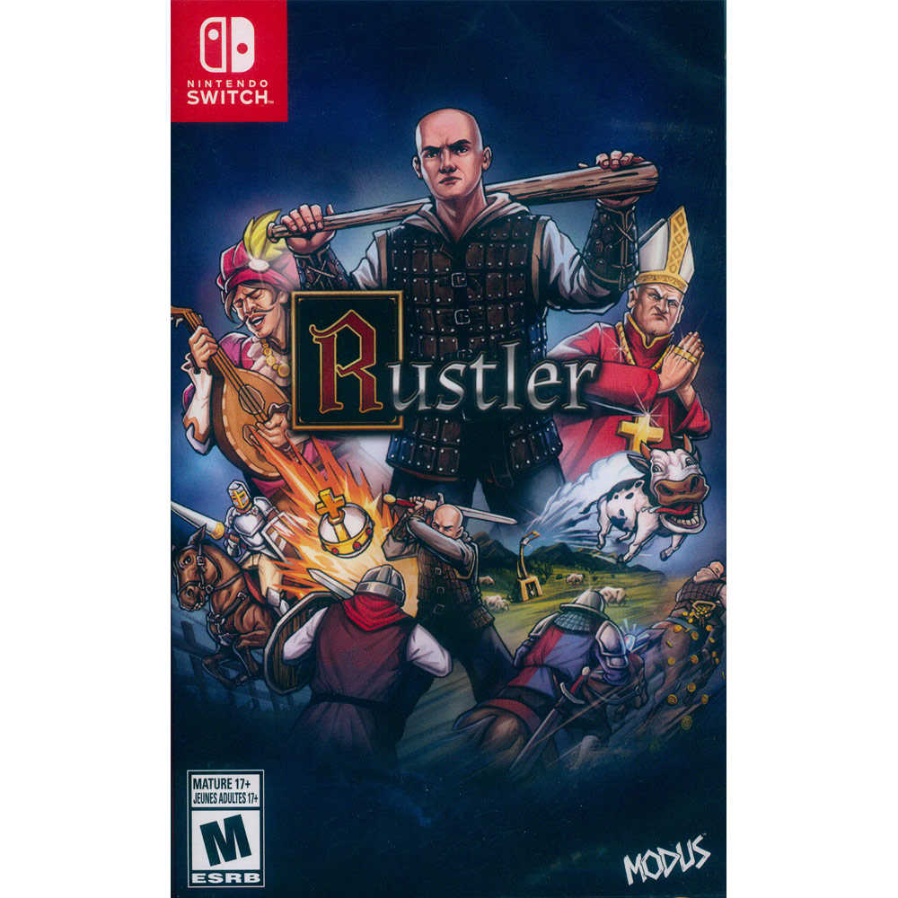 【新品瑕疵-側面有輕微割痕】 NS SWITCH 駿馬大盜 中英日文美版 Rustler