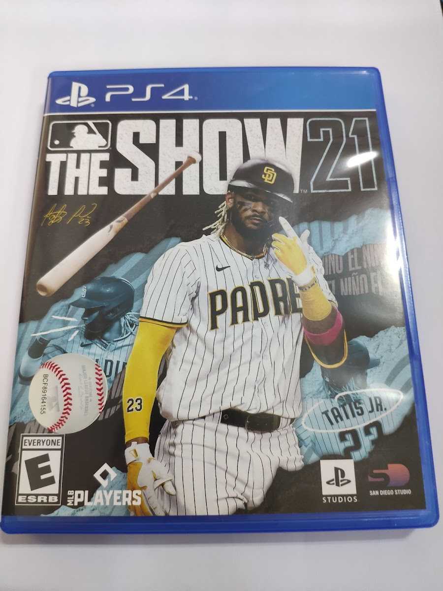 全新己拆-盒內卡榫斷一塊) PS4 美國職棒大聯盟21 英文美版MLB 21 The