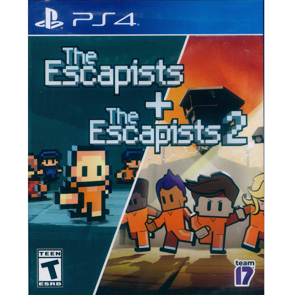 【新品瑕疵-封面紙凹折、封膜破損】PS4 逃脫者 1+2 合輯 英文美版 The Escapists