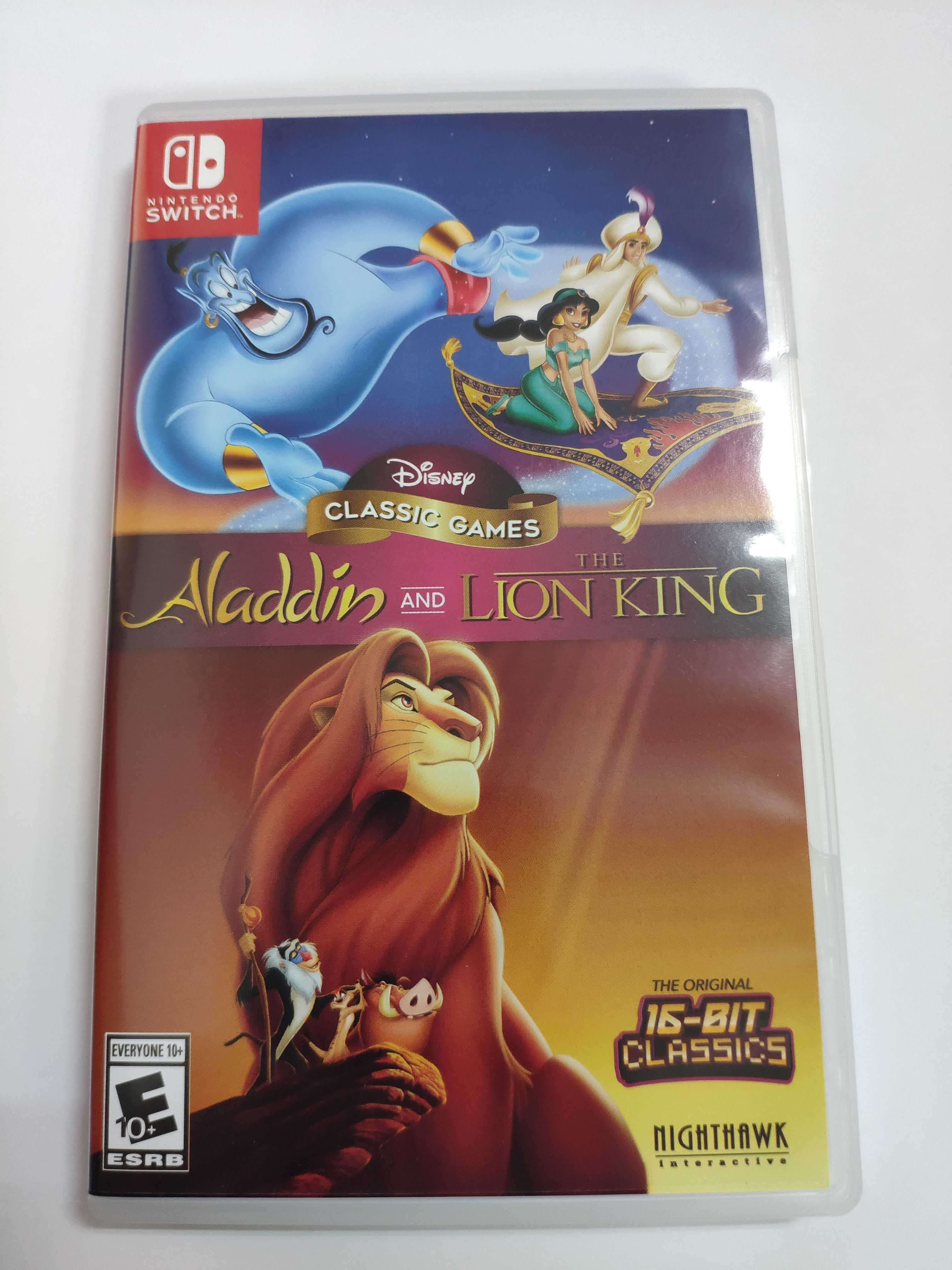 【二手】 NS SWITCH 迪士尼經典遊戲：阿拉丁和獅子王 英日文美版 Disney Classic Games