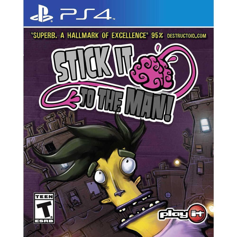 (現貨全新) PS4 堅持到底 英文美版 Stick it to the Man【一起玩】