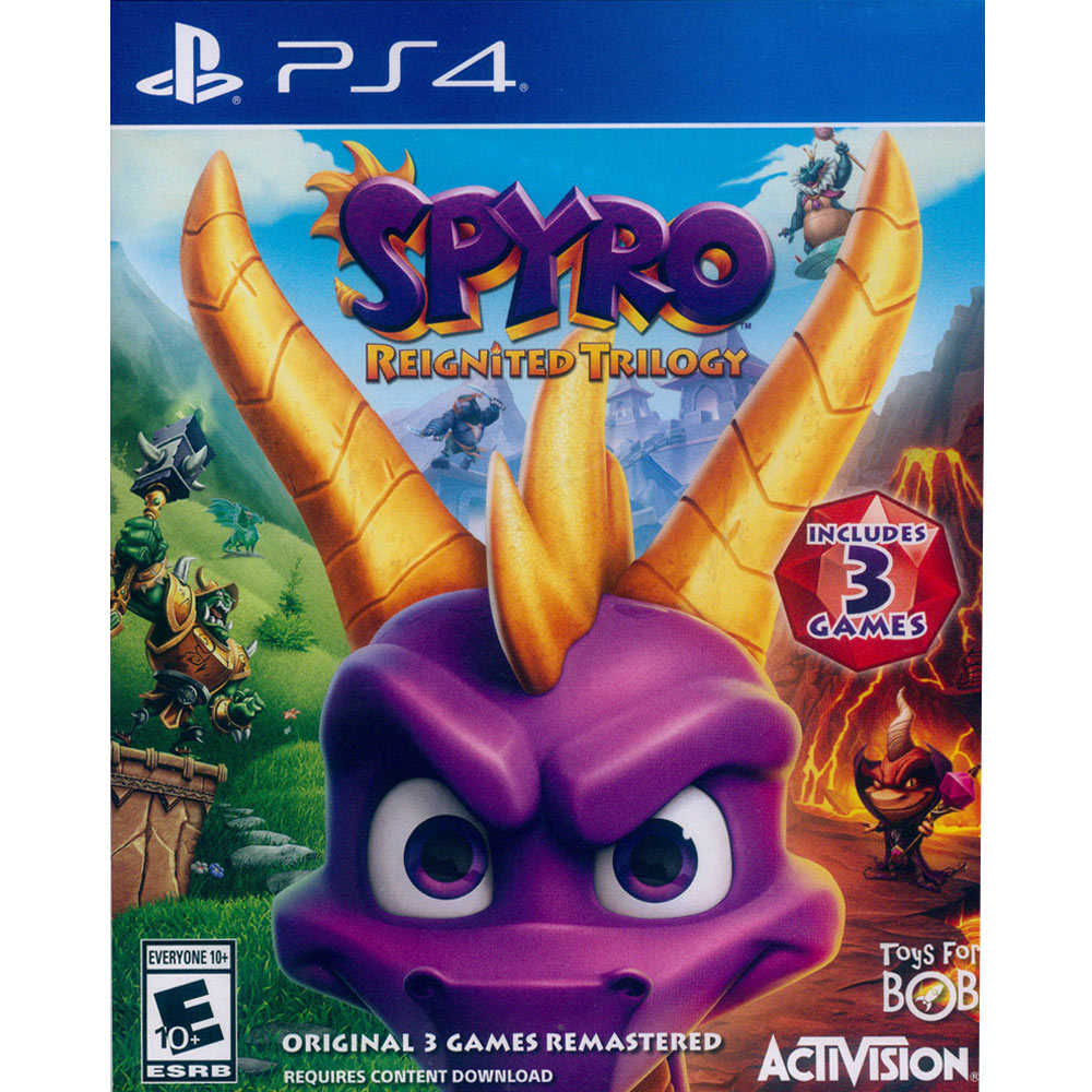 (現貨全新) PS4 寶貝龍：重燃三部曲 英文美版 Spyro: Reignited Tri