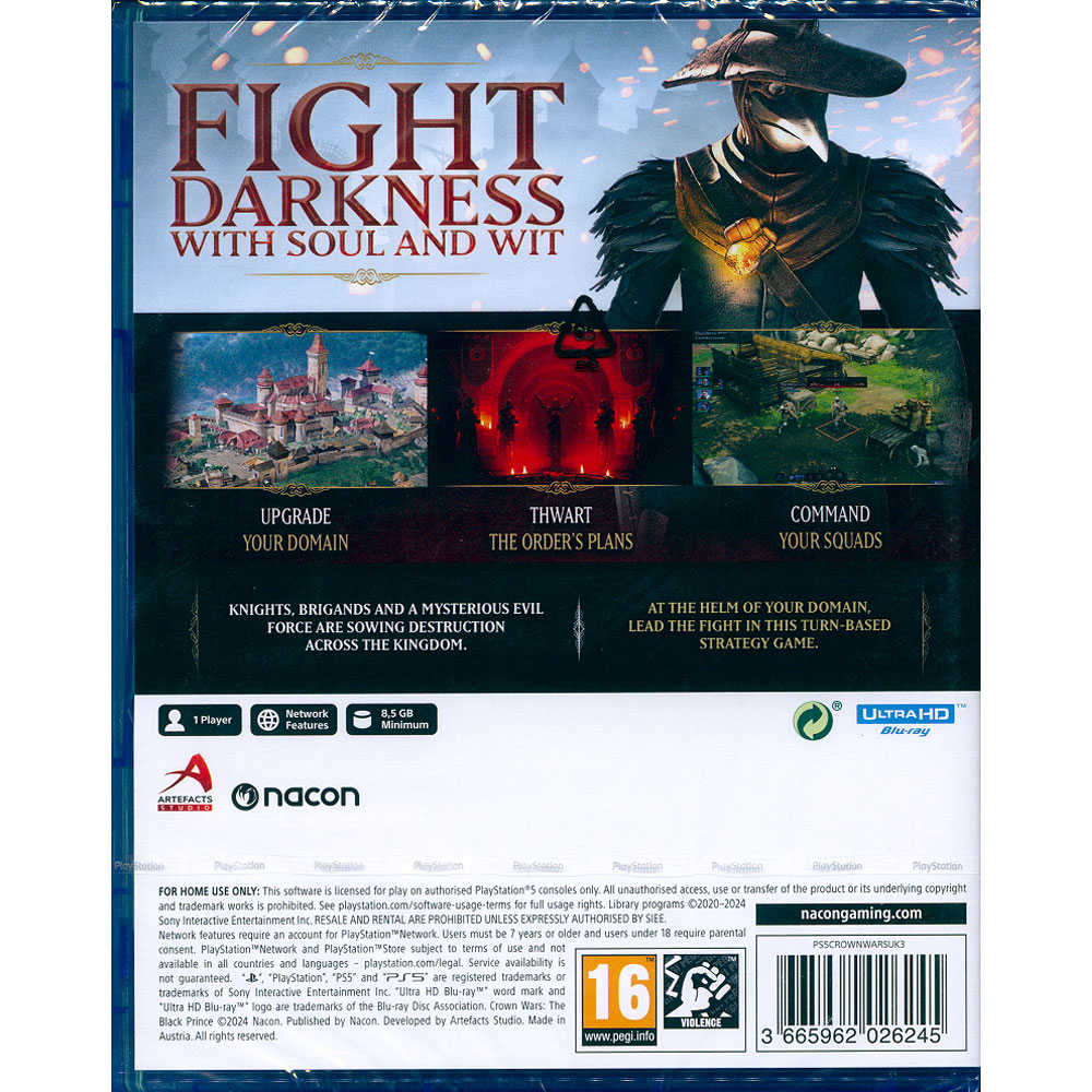 【一起玩】PS5 皇冠戰爭：黑太子 中英文歐版 CROWN WARS: THE BLACK PRINCE