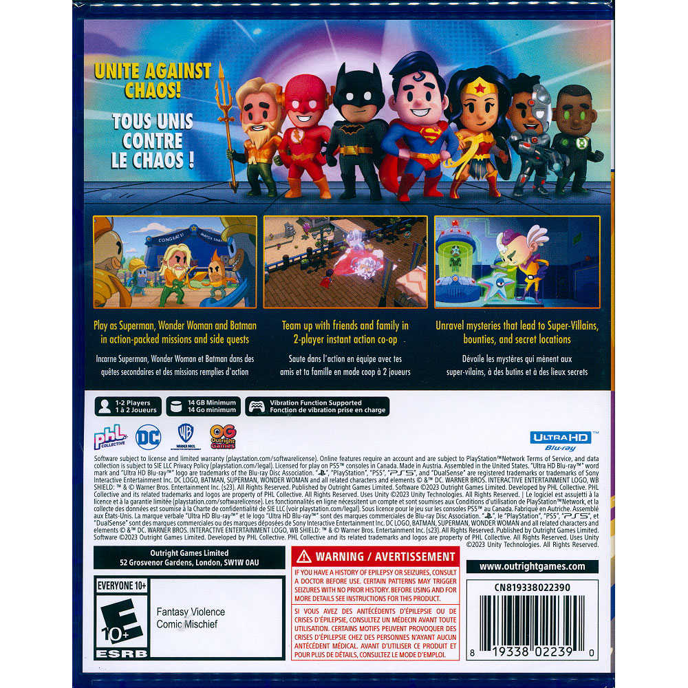 【一起玩】PS5 DC 正義聯盟：宇宙混亂 英文美版 DCs Justice League: Cosmic Chaos