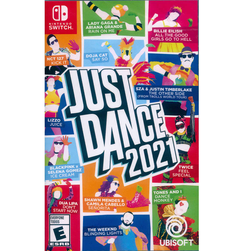 【新品瑕疵-封背凹陷】NS SWITCH 舞力全開 2021 中英文美版 Just Dance 2021