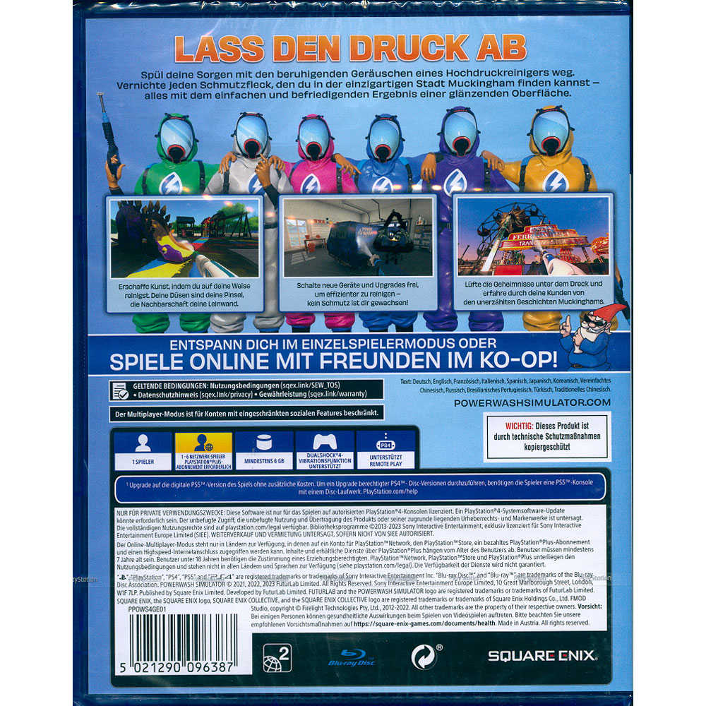 【一起玩】PS4 模擬高壓清洗 中英日文歐版 Power Wash Simulator 可免費升PS5版本