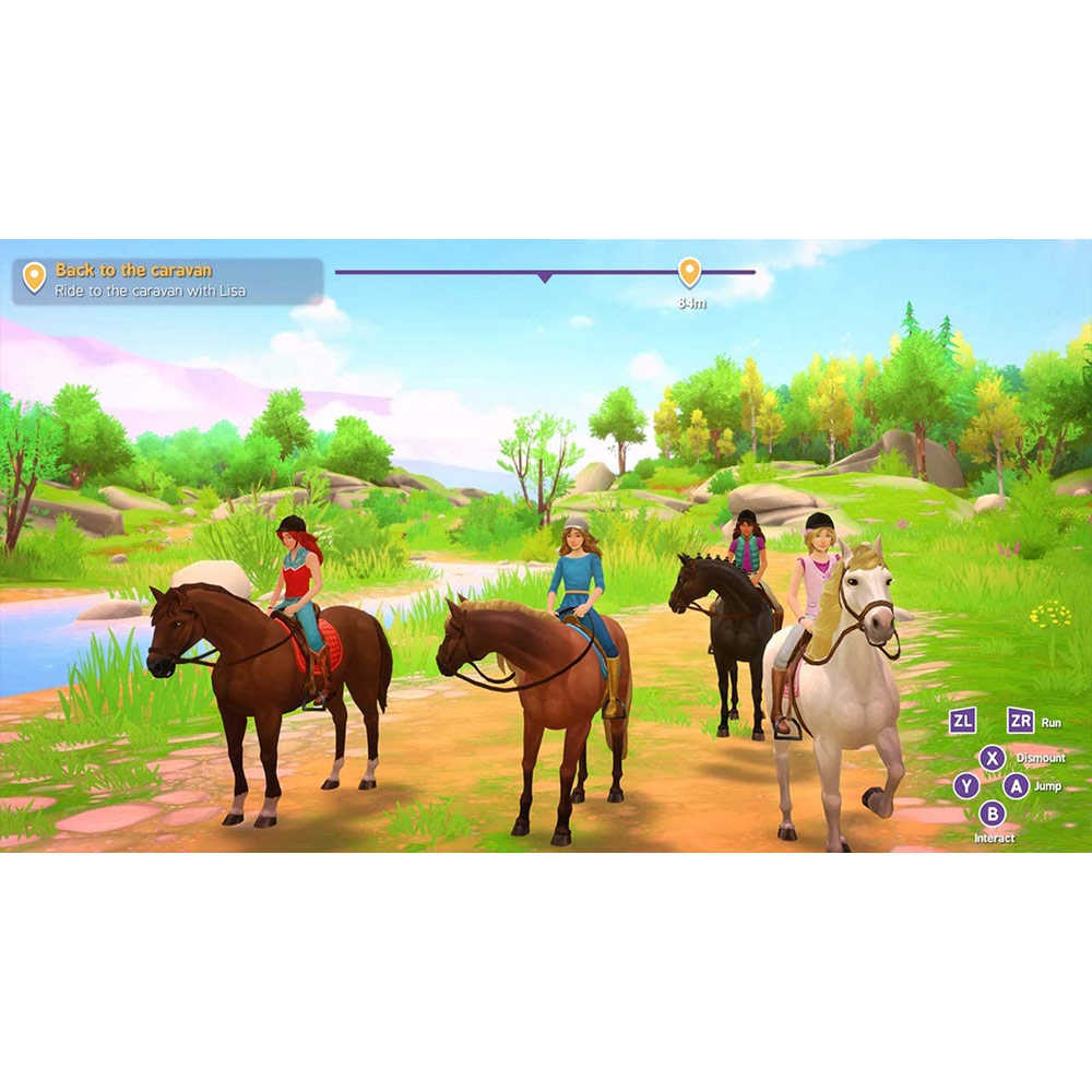 【一起玩】 NS SWITCH 馬術俱樂部歷險記 英文美版 Horse Club Adventures