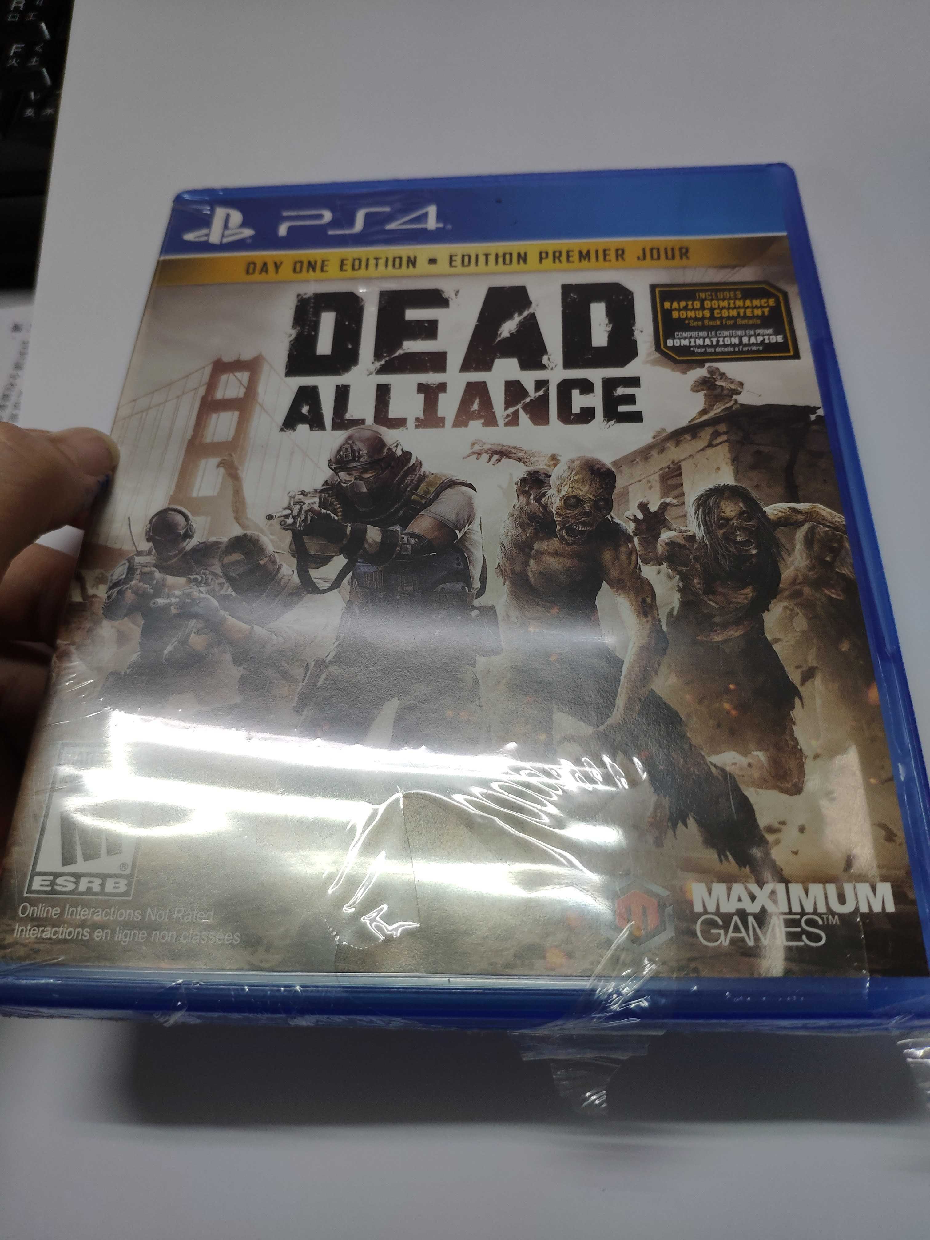 (新品瑕疵，外封熱縮膜破損) PS4 死亡聯盟 首日版 Dead Alliance Day One Edition